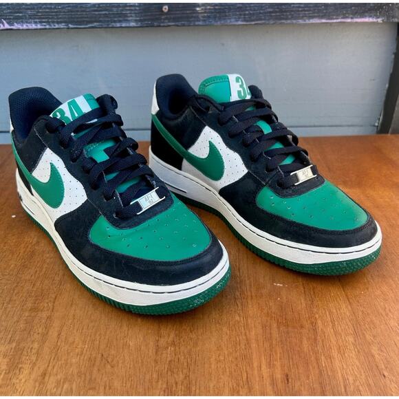 Nike Air Force 1 Low Celtics Paul Pierce '82 Sneakers Size 6.5Y 314192 031 - Picture 4 of 9